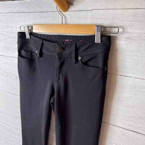 Lilly Pulitzer Pants Womens Size 0 Black Worth Skinny Stretch Jeggings Modern - Picture 6 of 16